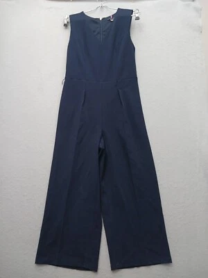 Tommy Hilfiger Mujer Mono 2 Azul Marino Sin Mangas Cuello en V Pierna Ancha Oficina Foto 1 de 4