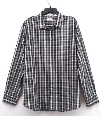 Camisa Dockers Para Hombre Talla XLT Azul A Cuadros Calce Clásico Manga Larga Informal Abotonada Foto 1 de 4