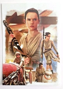Postal Disney WONDERGROUND SCAVENGER FROM JAKKU por Joe Corroney STAR WARS Rey - Imagen 1 de 2