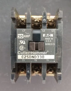 Cutler hammer C25DND330 DEFINITE PURPOSE CONTACTOR - Picture 1 of 5