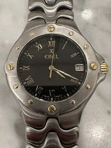 Ebel Sportwave Ref. E6187631 Edelstahl 35mm Swiss Made Herren Armbanduhr - Bild 1 von 9