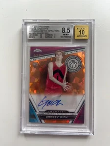 Gradey Dick Topps Chrome Orange /25 Rookie Auto BGS8.5 / 10 - Picture 1 of 2
