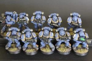 Warhammer 40k Firstborn Tactical Space Marines Squads GW Ultramarine Painted - Picture 1 of 1