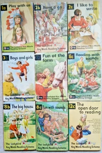 Lot of 9 Ladybird Key Word Reading Scheme, inc 2/6, 1st ed, early copies - Picture 1 of 3