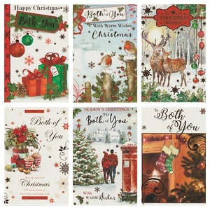 Both Of You Christmas Card ~ Various Designs ~ Couples Christmas Card - Picture 1 of 25