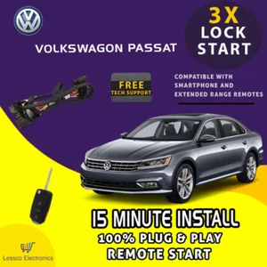 100% Complete Plug & Play Remote Start fits: 2012-2019 VW Passat (Key Start) - Picture 1 of 6
