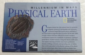 Millennium In Maps Physical Earth National Geographic Society - Picture 1 of 2