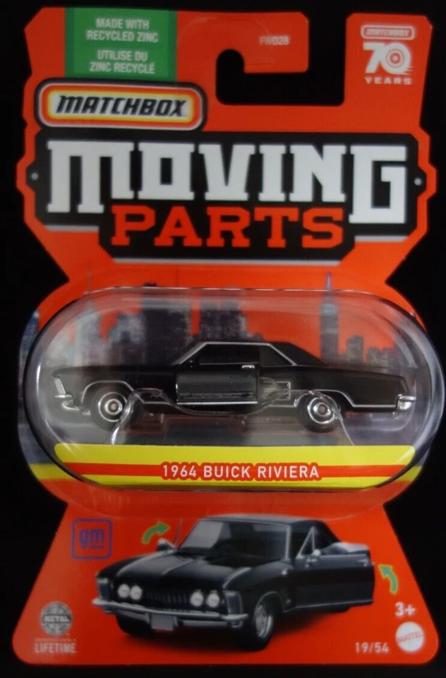 Matchbox 2023 piezas móviles - #19/54 1964 Buick Riviera Foto 1 de 2