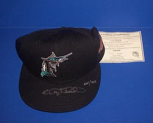 Florida Marlins 1997 WORLD SERIES On Field Cap Mütze signiert Gary Sheffield - Bild 1 von 8