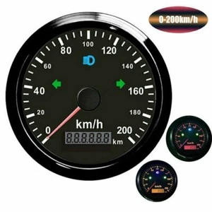 GPS Tachometer Tacho Geschwindigkeitsmesser Digital für Motorrad Boot Yacht 85MM - Bild 1 von 5