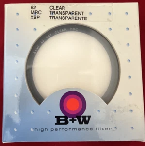B+W 62mm Clear (250605-17, 18) - Picture 1 of 1