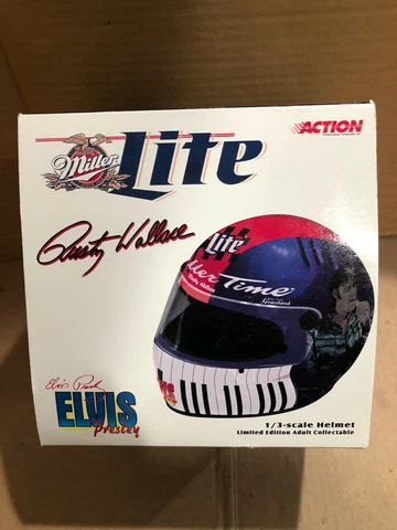 Rusty Wallace Miller Lite Elvis Presley Action 1/3 scale Helmet- #1 of 4352 Cover