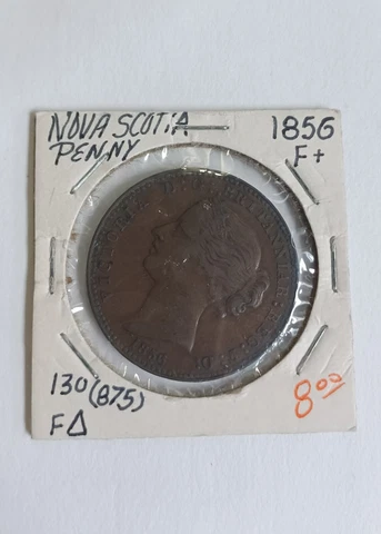 1856 Province of Nova Scotia Penny Token Cover