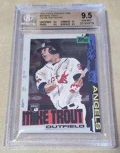 Topps Project 2020 #85 Mike Trout Jacob Rochester BGS 9.5 Gem Mint LOW POP - Bild 1 von 6
