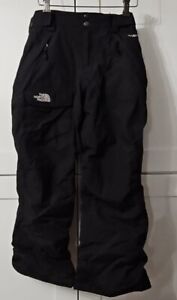The North Face Girls Snow Pants M Black Youth Kids Insulated Hyvent Winter Ski