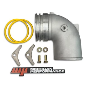 Caterpillar CAT C15 Turbocharger Intake Elbow New 7W3144 With New 5H7704 7W-3144 - Bild 1 von 9