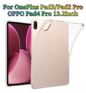 Clear Case for OnePlus Pad3 Pad2 Pro OPPO Pad4 Pro 13.2 Inch Tablet Anti Drop - Picture 1 of 8