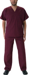 Natural Workwear Mens Authentic EDS Unisex Medical Uniform Cargo Scrub Set - Picture 1 of 21