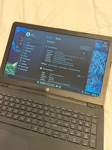 HP Notebook AMD A6-9220 2.50GHz 4GB 64GB SSD 15.6" 15-bw027au Dead Battery - Picture 1 of 6