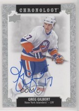 2018-19 Upper Deck Chronology Franchise History Greg Gilbert #FH-NYI-GG Auto
