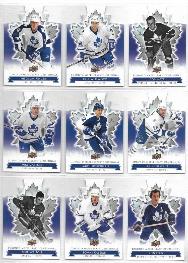 RON ELLIS 2017 UD TORONTO MAPLE LEAFS CENTENNIAL DIE CUT #98 - Image 1 of 1