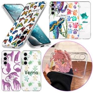 Turtle Cartoon Personalised Phone Case For Samsung A16 A15 S24 FE S25 Soft Cover - Photo 1 sur 54