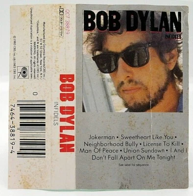 Cassette Bob Dylan Infidels 1983 CBS Records Columbia QCT 38819 Dolby - Image 1 of 2