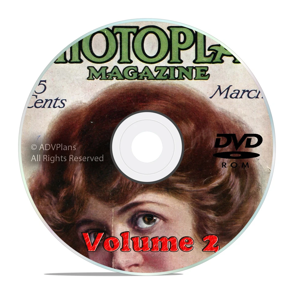 Classic Photoplay Fan Magazine Collection, Vol 2 DVD, 1930-1943, 168 issues, V29