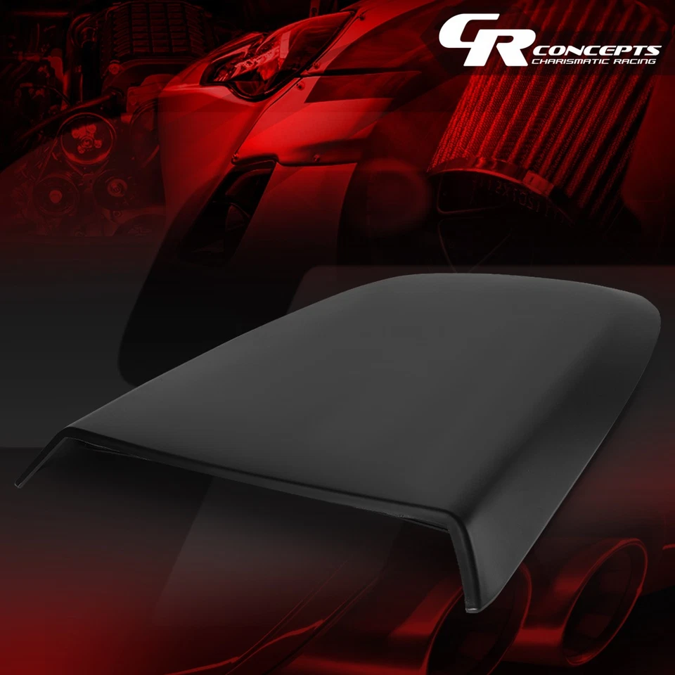 CUBIERTA DE VENTILACIÓN DEL CAPÓ DE ADMISIÓN DE FLUJO DE AIRE ESTILO CARRERAS PARA FORD MUSTANG 05-09 Foto 1 de 4