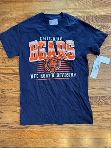 NFL Chicago Bears Navy Blue T Shirt Mens Size S New - Picture 1 of 4