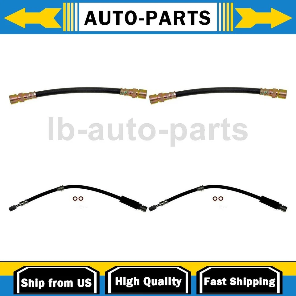 Manguera de freno delantera trasera 4x para Saturn LW200 2,2 L 2001-2003 Foto 1 de 4
