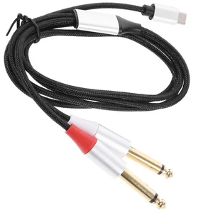 Type-C to 6.5 Audio Cable Adapter for Headphones Equipment Converter Usb Guitar - Photo 1 sur 12