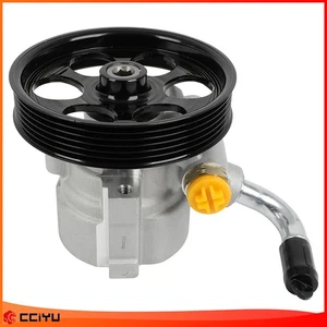 Power Steering Pump w/ Pulley For Hyundai Santa Fe 2007-2009 V6 3.3L 571000W500 - Picture 1 of 6