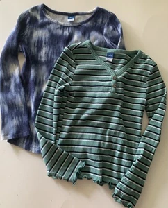 Old Navy Ribbed Top Girls CHILDREN Size S Set Of 2 - Picture 1 of 7