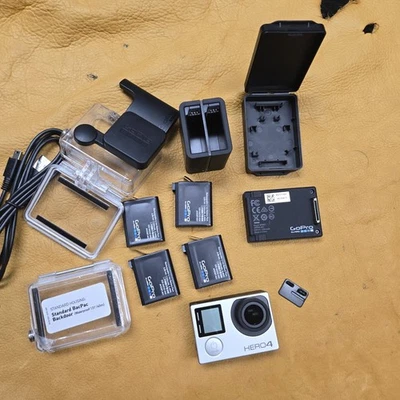 GoPro HERO4 Action Camera - Silver And Accessories  - Image 1 of 4