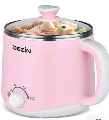 Dezin Hot Pot Electric, Rapid Noodles Cooker, Stainless Steel Electric Pot 1.6 L - Image 1 of 4