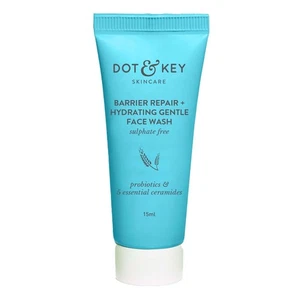 Lavado facial suave hidratante reparador Dot & Key Barrier con probióticos 15 ml d469 - Imagen 1 de 5