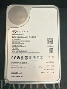 Seagate Barracuda Pro ST12000NM0117 12TB 7.2K SATA 6Gb/s 3.5 Internal Hard Drive - Picture 1 of 10