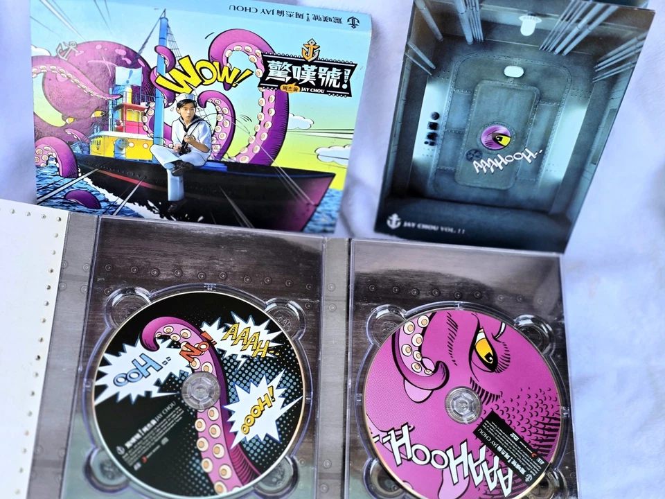 Jay Chou 2011 The Exclamation Point CD + DVD Taiwanese Edition Wow Taiwan Album Foto 1 de 4