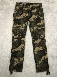 Jordan Craig Cargohose Herren 36x34 (Etikett 34x34) Camouflage Grün - Bild 1 von 15