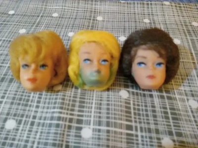 Vintage Barbie TLC Bubblecut Head Lot - Image 1 of 4