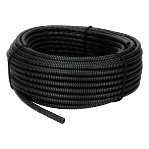25' Fuß Fuß 1/4" hochwertiger geteilter Kabelbaum Leitung Polyethylen-Schlauch schwarz - Bild 1 von 2