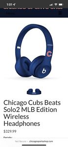 chicago Cubs dre beats solo2 mlb wireless headphones 