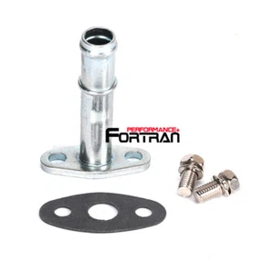 Turbo Oil Drain Flange Kit Fit Garett GT25 GT28 GT30 G25 G30 G35 16mm Barb 5/8" - Picture 1 of 2