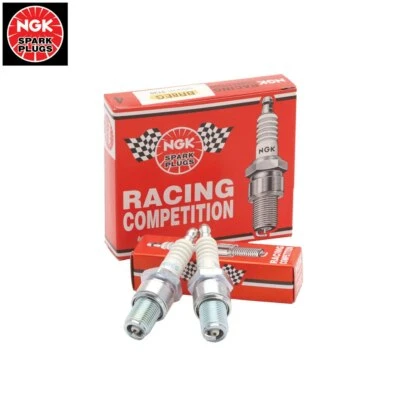 4 NGK PLUGS B9EG  RACING COMPETITION SPARK PLUG BULTACO YAMAHA SUZUKI KAWASAKI  - Image 1 of 4