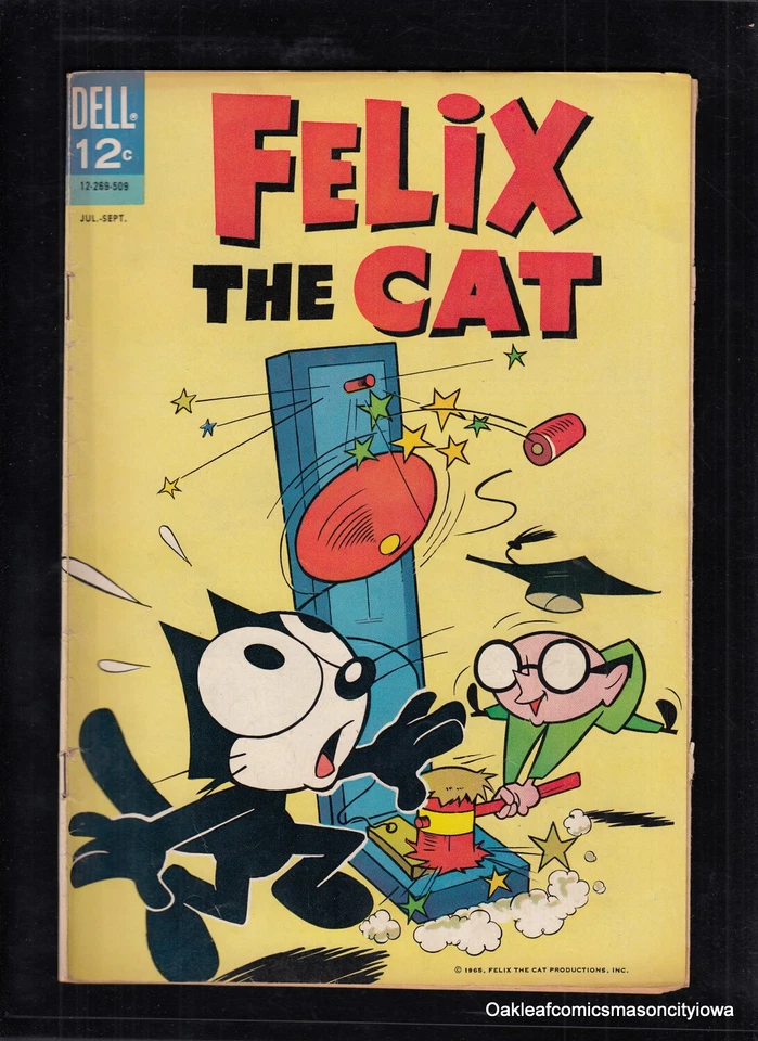 Кот Феликс No12 Dell Comics мультфильм 1965 VG-F NO2 - Изображение 1 из 2