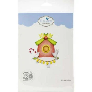 Elizabeth Craft Metal Die - Holiday Bird House EC1686 - Imagen 1 de 3