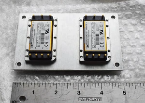 NEW (2) Vicor V24C12T100BL DC/DC Micro Converter Full Brick 24V 112W to 15V 100W - Picture 1 of 6
