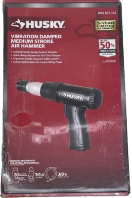 Husky H4620 Vibration Damped Medium Stroke Air Hammer  **Free Shipping ** - Image 1 of 3