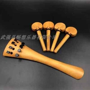 Boxwood 4/4 Cello Tailpiece Pegs, Full size Cello Accessories Parts - Picture 1 of 8